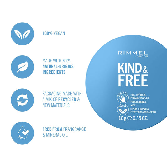 Rimmel Kind + Free Natural Finish Pressed Powder