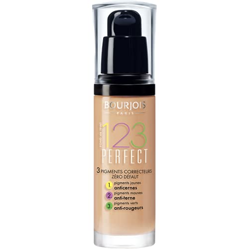 Bourjois 123 Perfect Coverage Liquid Foundation 53 Light Beige 30ml