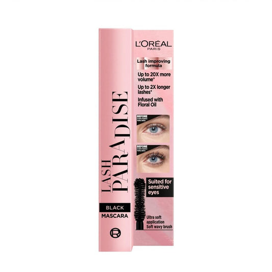 L’Oréal Paris Lash Paradise Mascara, Volumising & Lengthening – Black