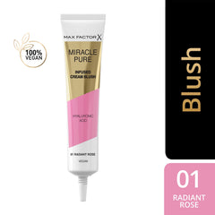 Max Factor Miracle Pure Infused Cream Blush 01 Radiant Rose 15ml