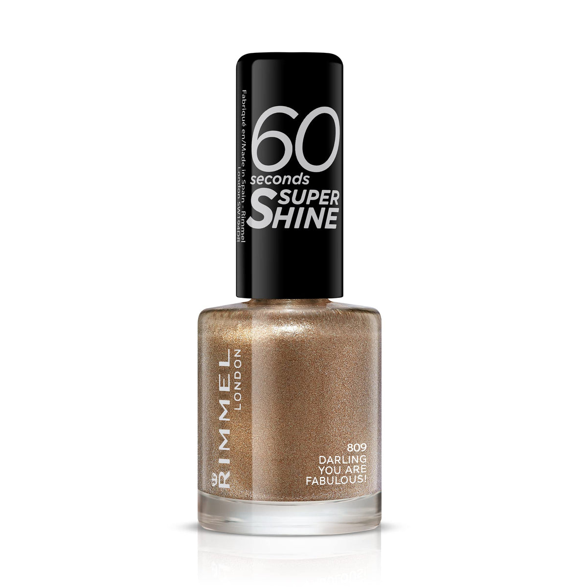 Rimmel 60 Seconds Gold Super Shine 809 Darling You Are Fabulous Nail Polish 8ml